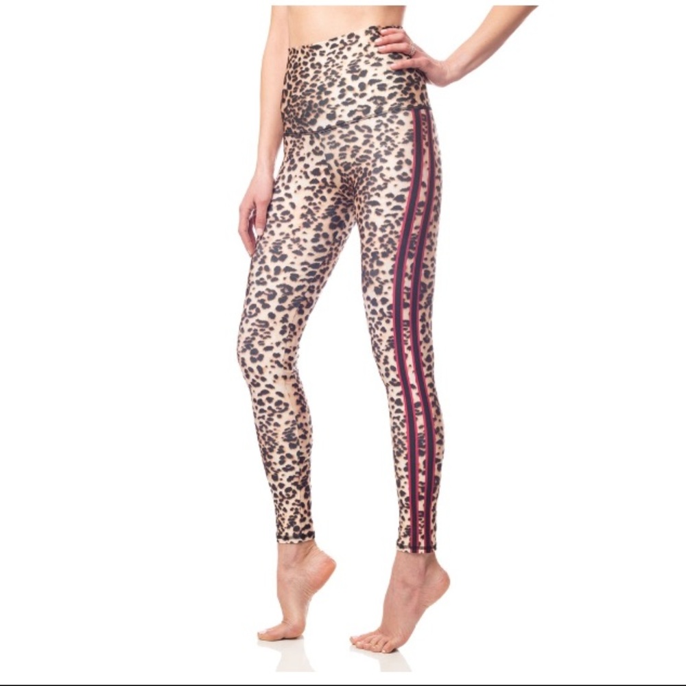 Emily Hsu Designs Leopard Racer leggings